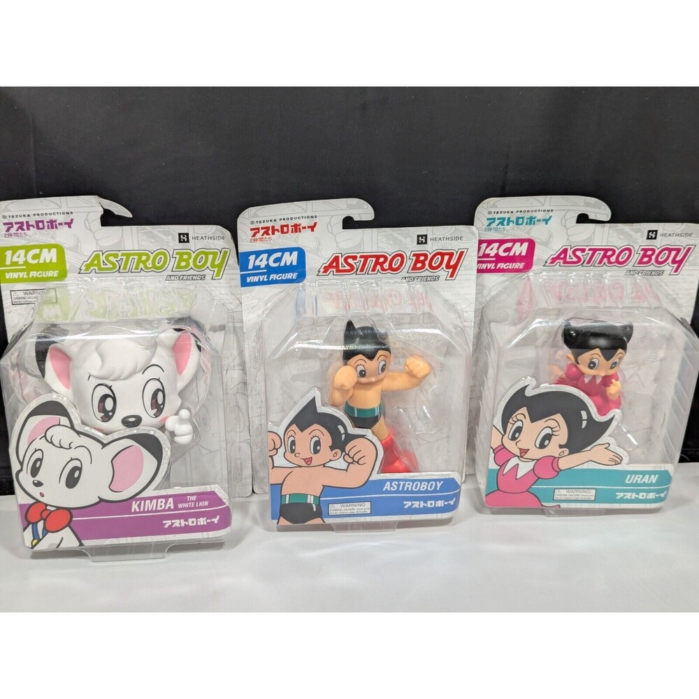 2022 Astro Boy and Friends Vinyl Figures - ASTRO BOY & URAN & KIMBA